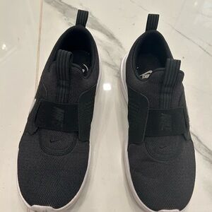 Nike Black Slip-On Sneakers with Elastic Straps